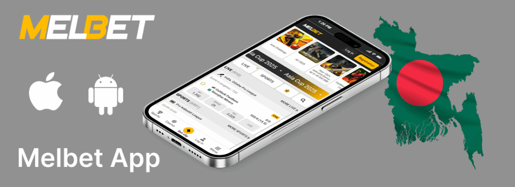 Melbet App for Android and iOS in Bangladesh